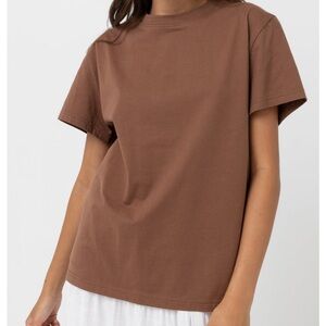 TNA teddy bear brown tee